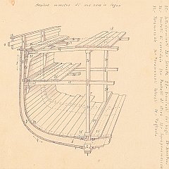 36-sezione di maestra di nave in legno  - 41